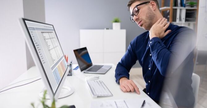Signs Your Desk Job Is Causing Chronic Neck Pain